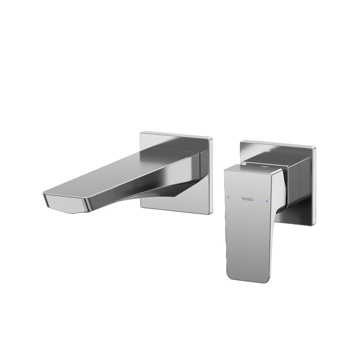 TOTO GE Wall-Mount Bathroom Faucet, Short Spout, 1.2 GPM, Polished Chrome - TLG07307U#CP