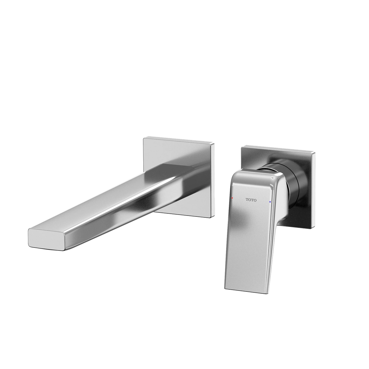 TOTO GB Wall-Mount Bathroom Faucet, Long Spout, 1.2 GPM, Polished Chrome - TLG10308U#CP