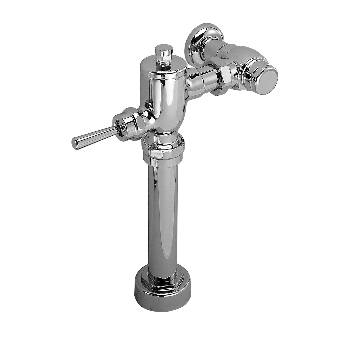 TOTO Manual Toilet Flush Valve, 1.28 GPF, Exposed, Non-Hold-Open, with 1-1/2" Top Spud Vacuum Breaker Set, Polished Chrome - TMT1LN32#CP