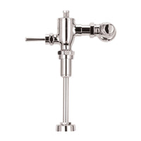 TOTO Manual Urinal Flush Valve, 1.0 GPF, Exposed, Non-Hold-Open, with 3/4" Top Spud Vacuum Breaker Set - TMU1NNC-12