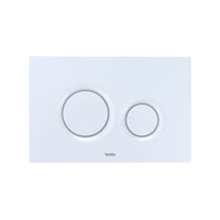 TOTO Basic Round Push Plate, White - YT930#WH