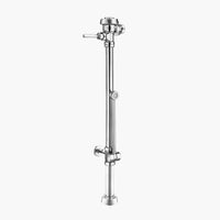 Sloan Royal BPW 1000-1.6 Exposed Manual Flushometer, 1.6 gpf, Top Spud, Polished Chrome, Less Control Stop