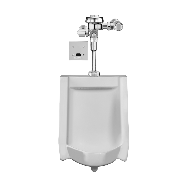 Sloan WEUS-1005.1332 Urinal Combo, SU-1009 Top Spud with Sloan 186-0.5 (0.5 gpf)