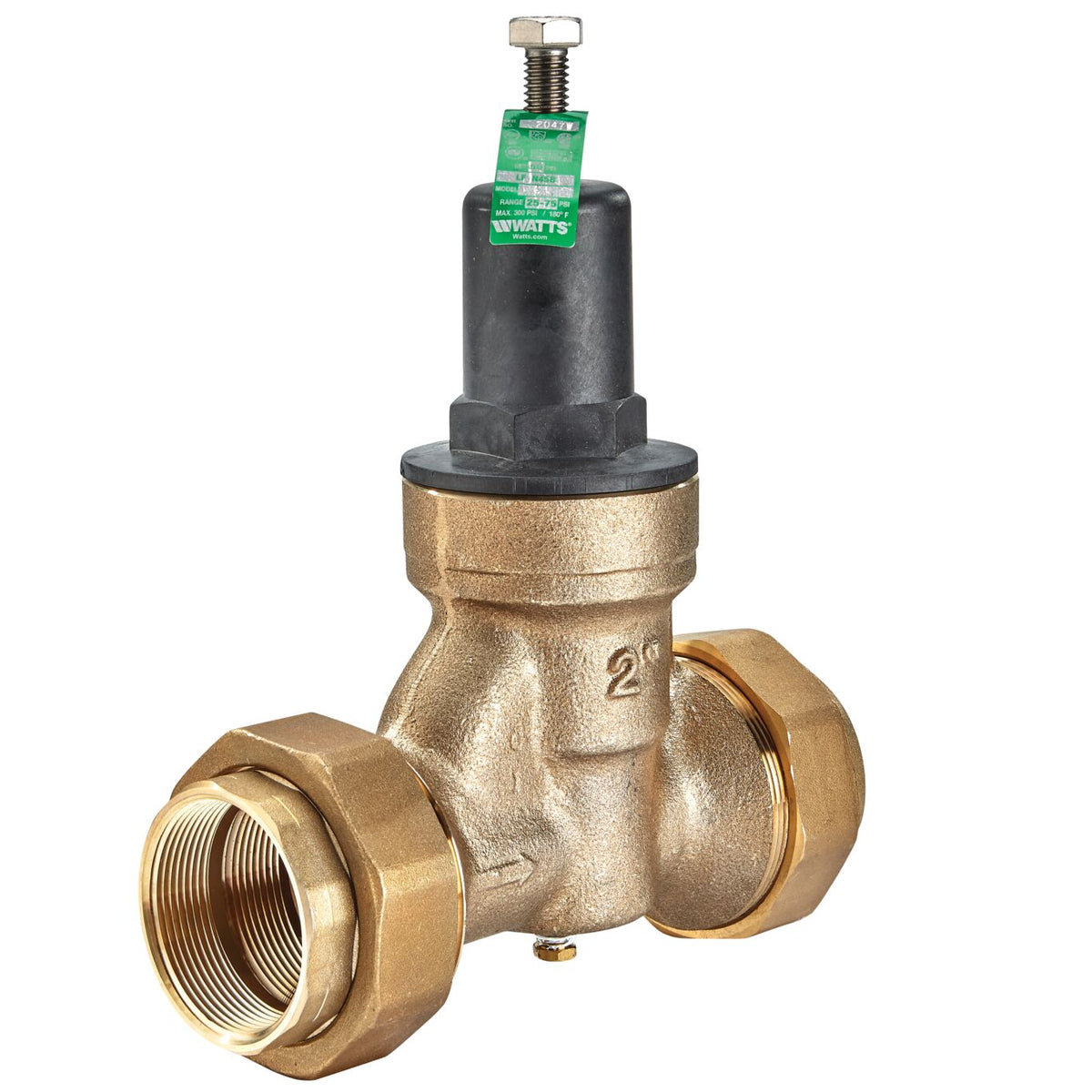 Watts 2-M1115FAA1A1B0H-0 Pressure Reducing Valve, Ductile Iron, NPT