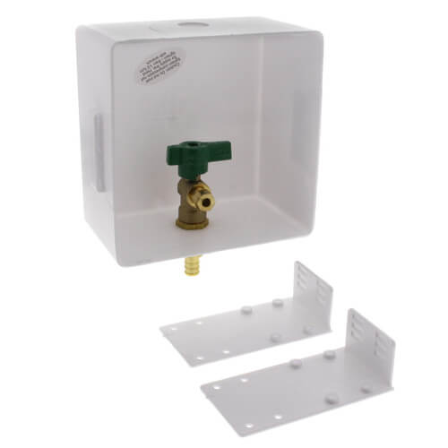 1/4" Turn Square Ice Maker Box With Lead Free Valve