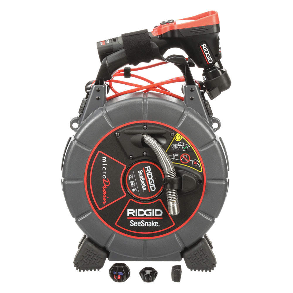 Ridgid 100 ft. SeeSnake MicroReel with Sonde and Counter L100C 