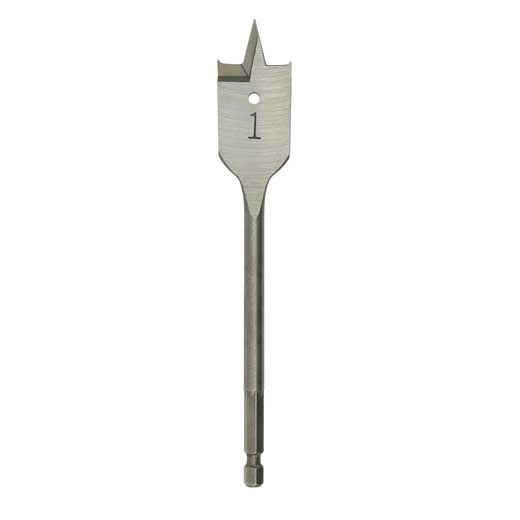Milwaukee 48-27-1001 Flat Boring Bit 1" x 6" (Pack of 6)