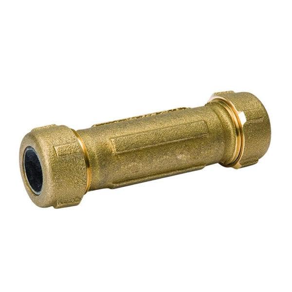 Watts LF4715-10CP 1/2" Lead-Free Coupling, Brass, PEX