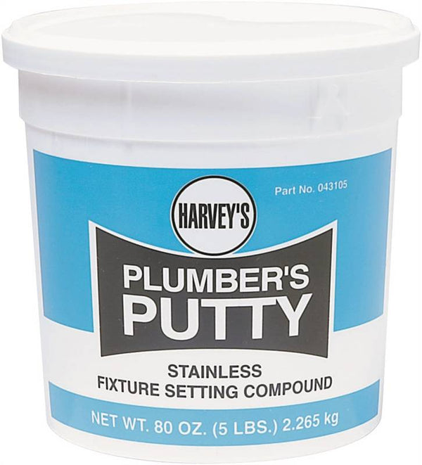 Harvey 5 Lb Plastic Putty Stainless Fixture Setting Compound