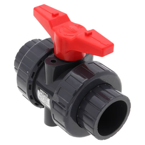 Pvc true store union ball valve