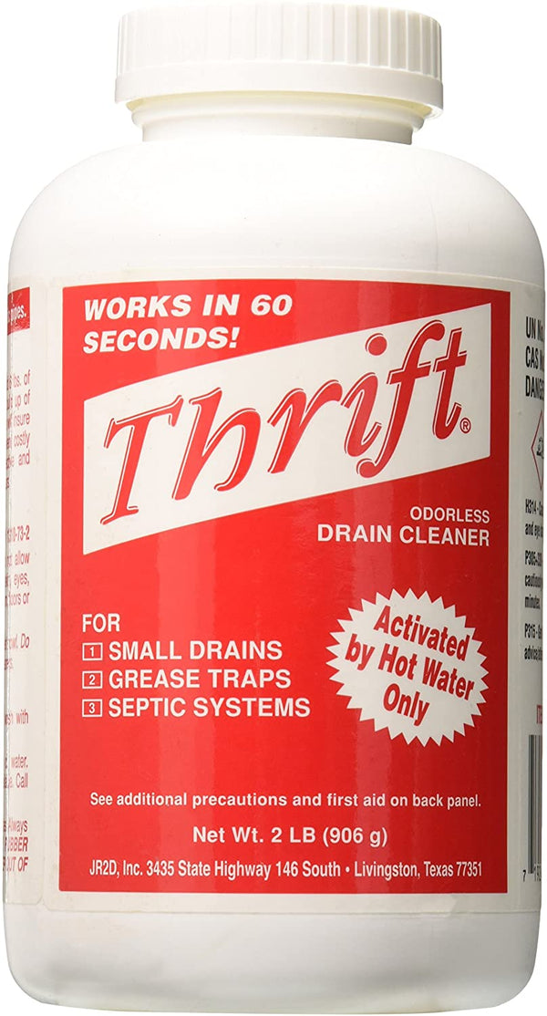 Thrift Granular Drain Cleaner 1 lbs Bottle