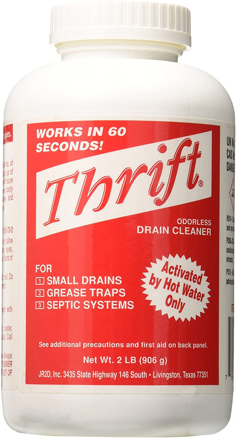 Thrift Granular Drain Cleaner 1 lbs Bottle