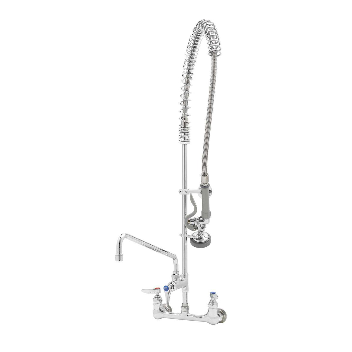 T&S Brass B-2187-01 Pre-Rinse Unit: 8" Wall Mount,Add-On Fct
