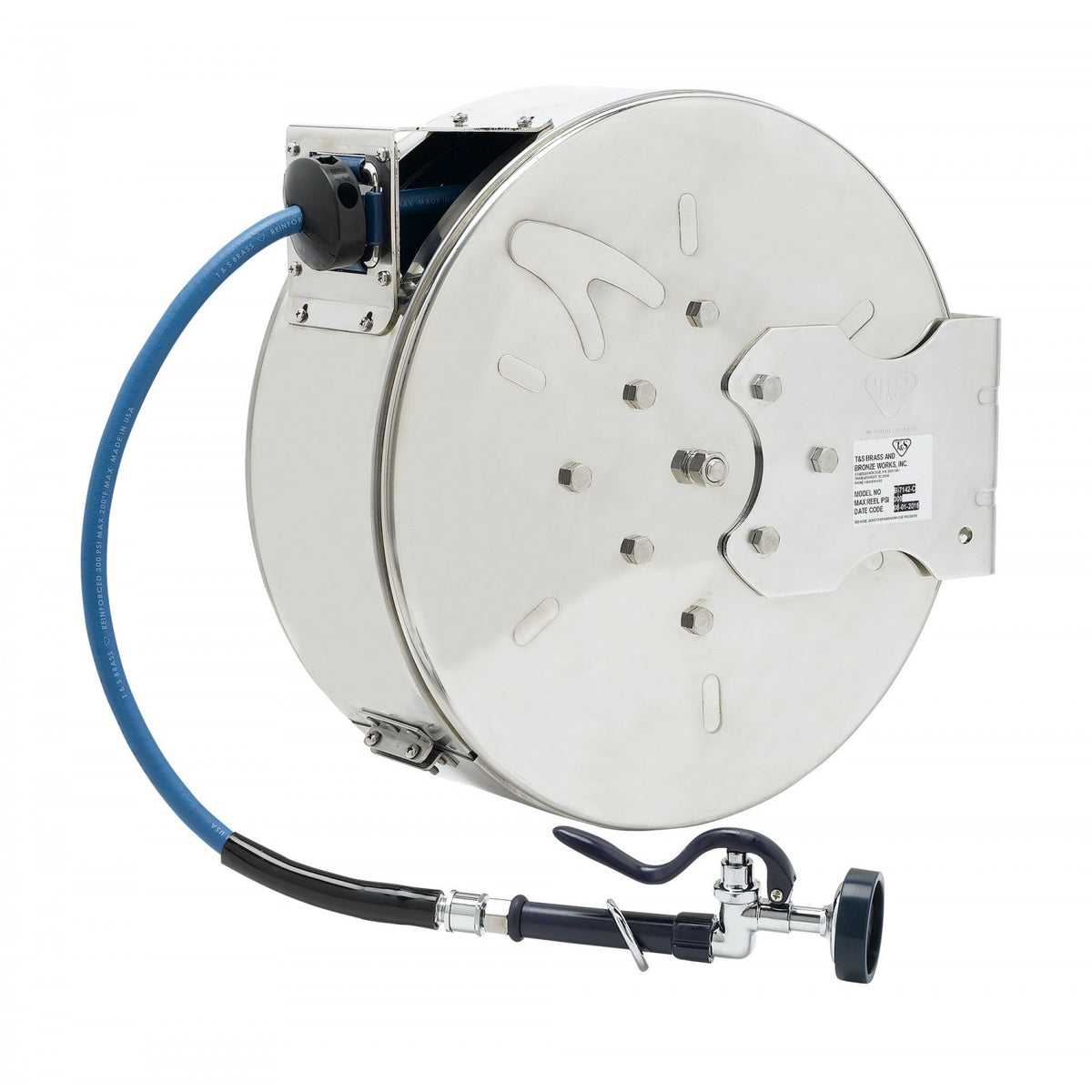 T&S Brass B-7142-C01 Hose Reel, Enclosed, 50' Hose