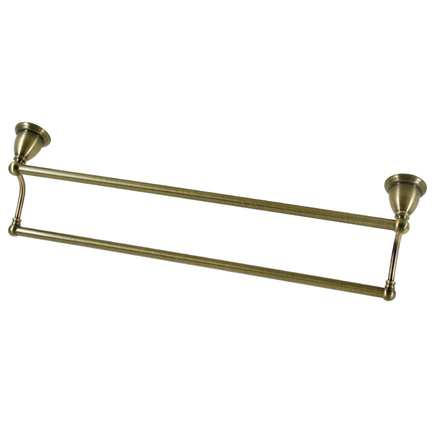 Heritage BA1753AB 24-Inch Dual Towel Bar, Antique Brass