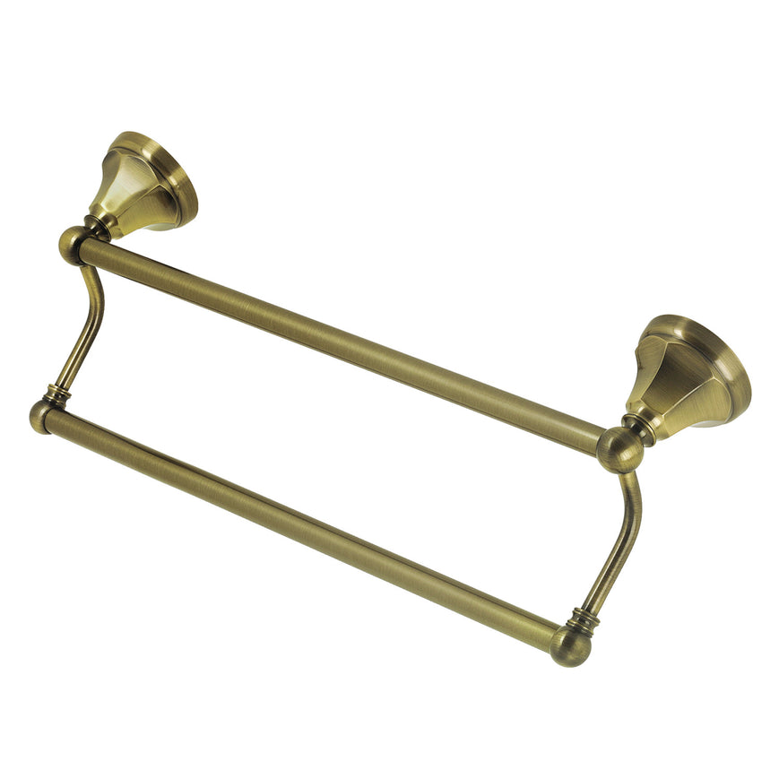 Metropolitan BA481318AB 18-Inch Dual Towel Bar, Antique Brass
