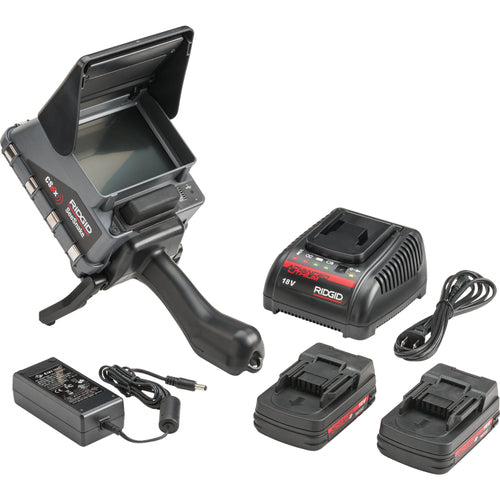 Ridgid SeeSnake CS65XR Monitor Kit with Battery and Charger