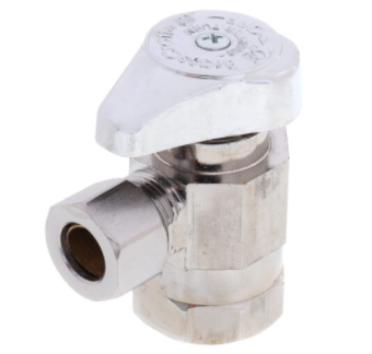 1/2" x 3/8" Compression Quarter Turn Angle