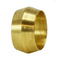 3/8" Solid Brass Compression Sleeve, 200 psi