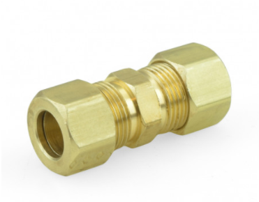 3/8" Compression Union Lead Free Brass, 200 psi