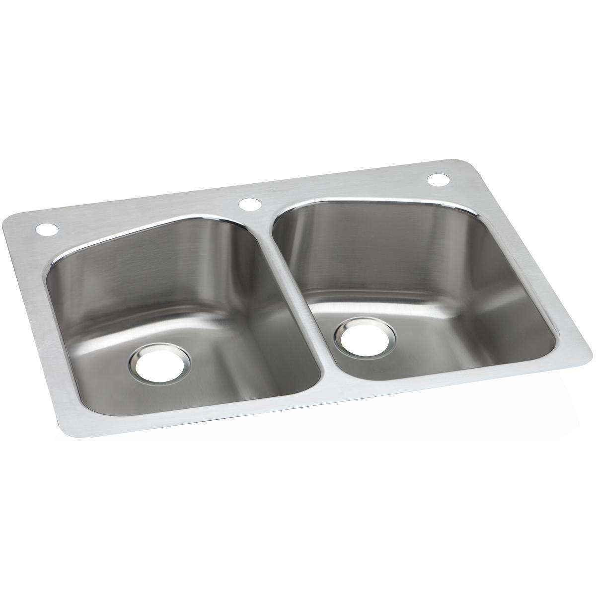 Elkay DPXSR233222R Dayton Stainless Steel 33 x 22 x 8