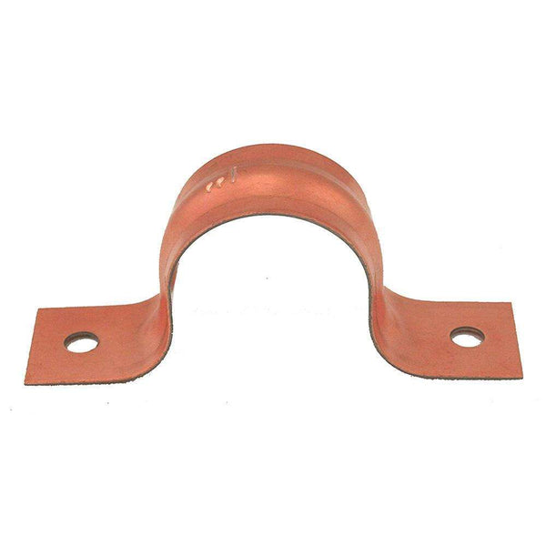Jones Stephens H15100 1CPS 1 Two Hole Copper Clad Pipe Strap (100/Box)