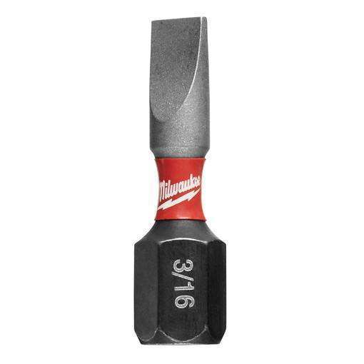 Milwaukee 48-32-4717 Shockwave Insert Bit Slotted 3/16"