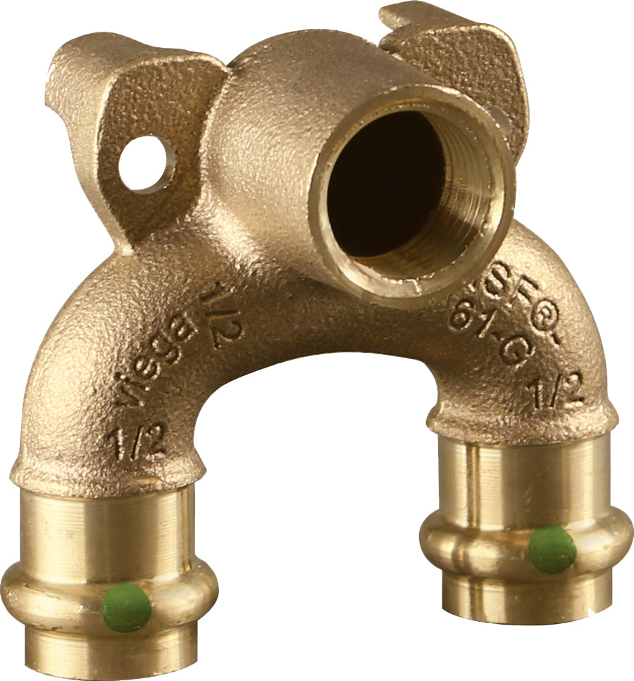 1/2'' X 1/2'' X 1/2'' ProPress Double Drop Elbow