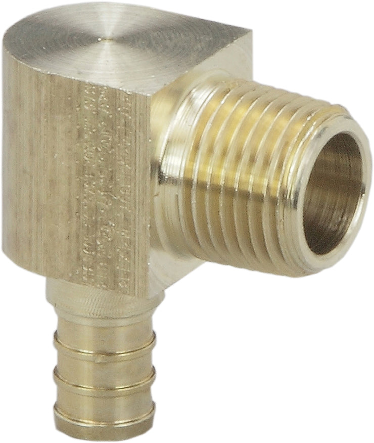 Viega V5014ZL PureFlow Crimp 90¡ elbow 1/2'' x 3/8'' Crimp x MPT