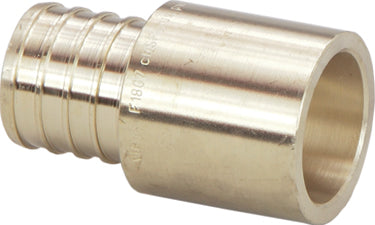 Viega V5024ZL PureFlow Crimp adapter 3/8'' x 3/8'' or 1/2'' Crimp x C or FTG