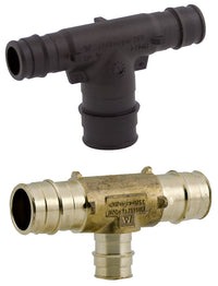 Uponor Q4751331 ProPEX EP Reducing Tee, 1 1/4" PEX x 1 1/4" PEX x 1" PEX