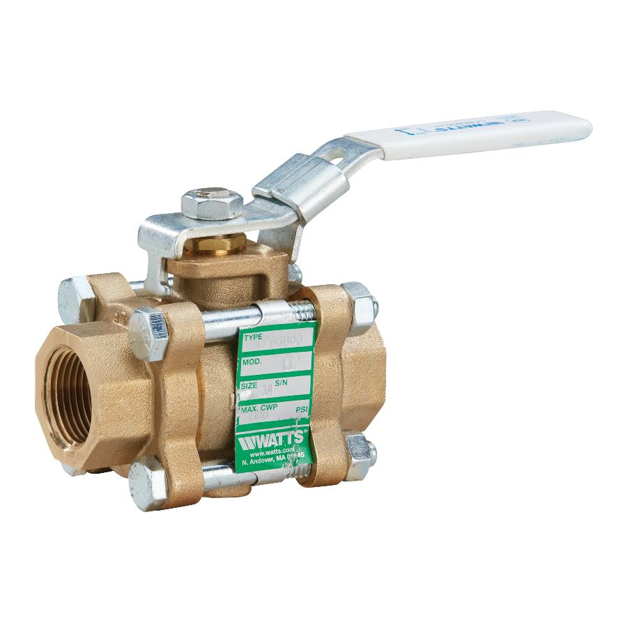 Watts LFB6801-LL 1 Lead-Free Ball Valve, Sweat