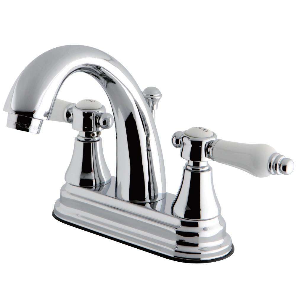 Kingston Brass KS7611BPL 4 in. Centerset Bath Faucet