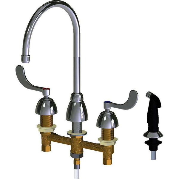Chicago Faucets Concealed Kitchen Sink Faucet 200-G8AE35-317XKAB