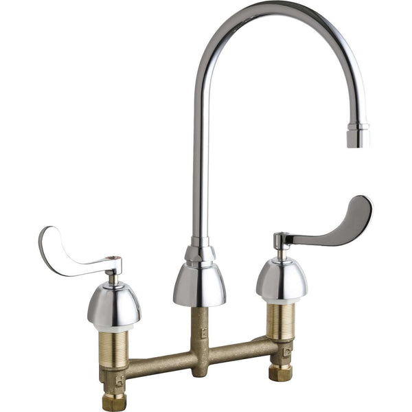 Chicago Faucets Concealed Kitchen Sink Faucet 201-AGN8AE35V317AB
