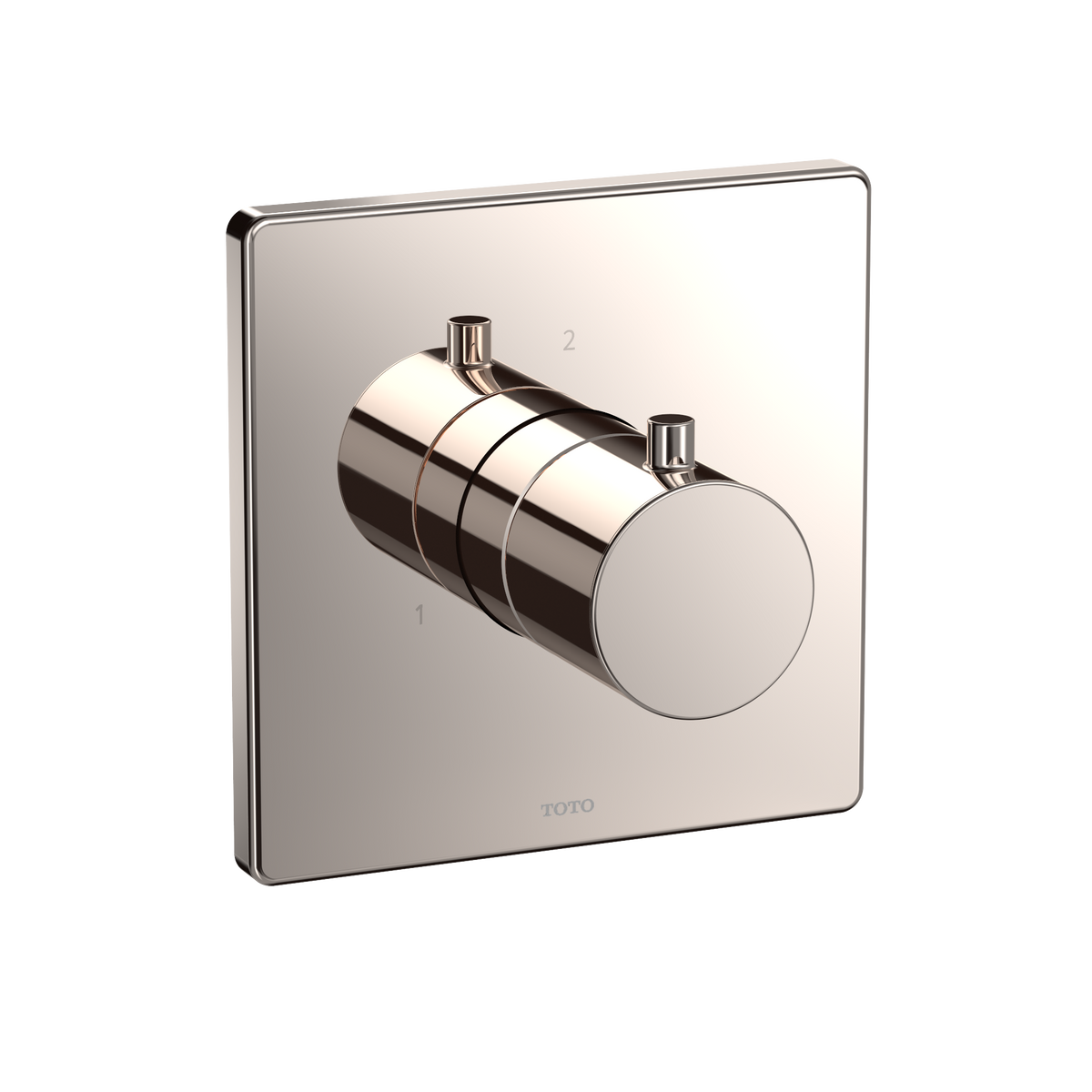 TOTO Square Three-Way Diverter Shower Trim, Polished Nickel TBV02104U#PN