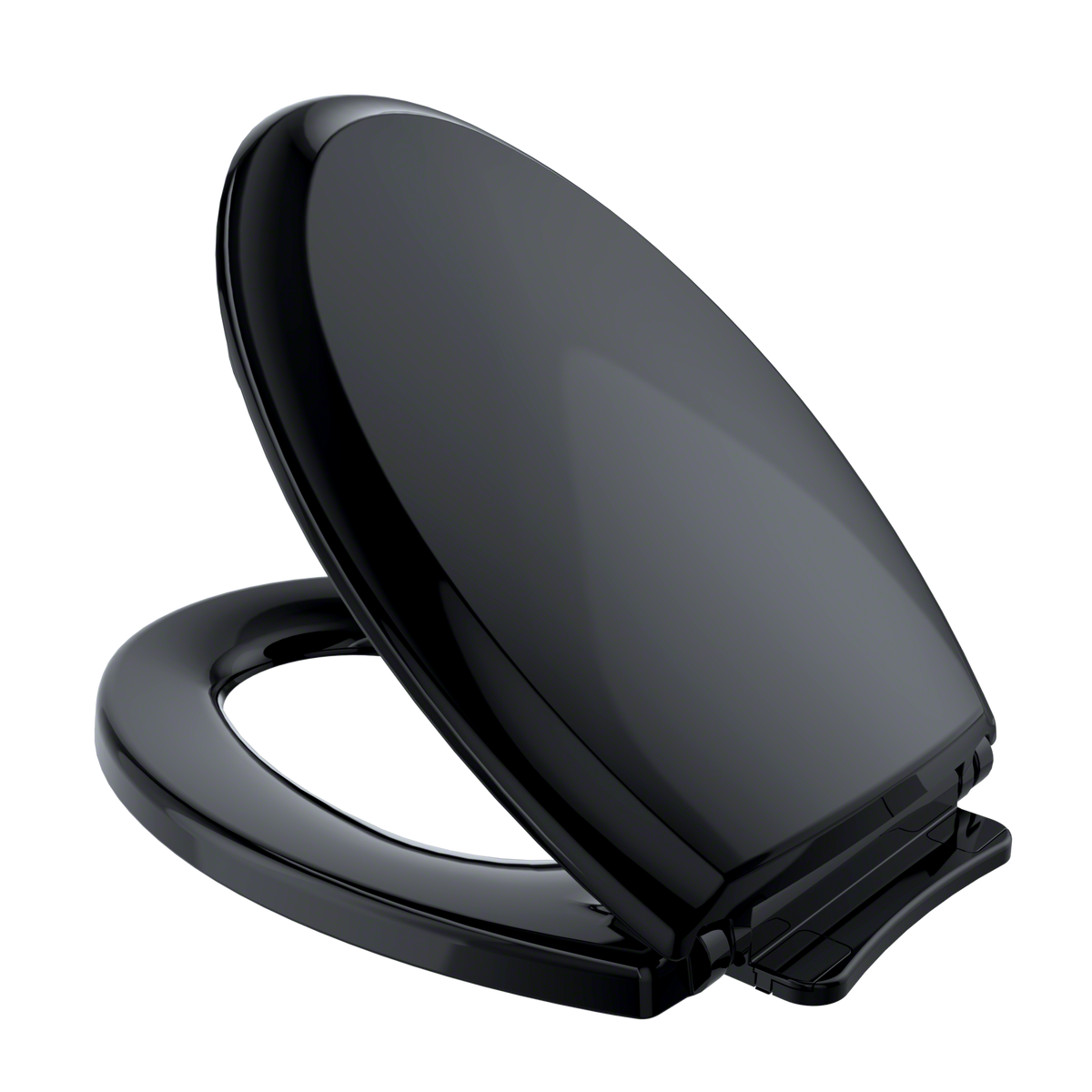 TOTO Guinevere SoftClose Non Slamming, Slow Close Elongated Toilet Seat and Lid, Ebony SS224#51