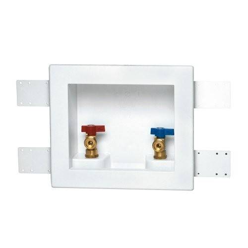 Washing Machine Outlet Box Only, Heavy Duty Brass