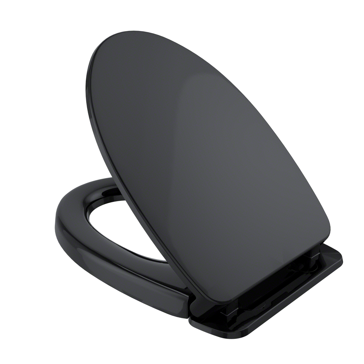 TOTO SoftClose Non Slamming, Slow Close Elongated Toilet Seat and Lid, Ebony SS124#51