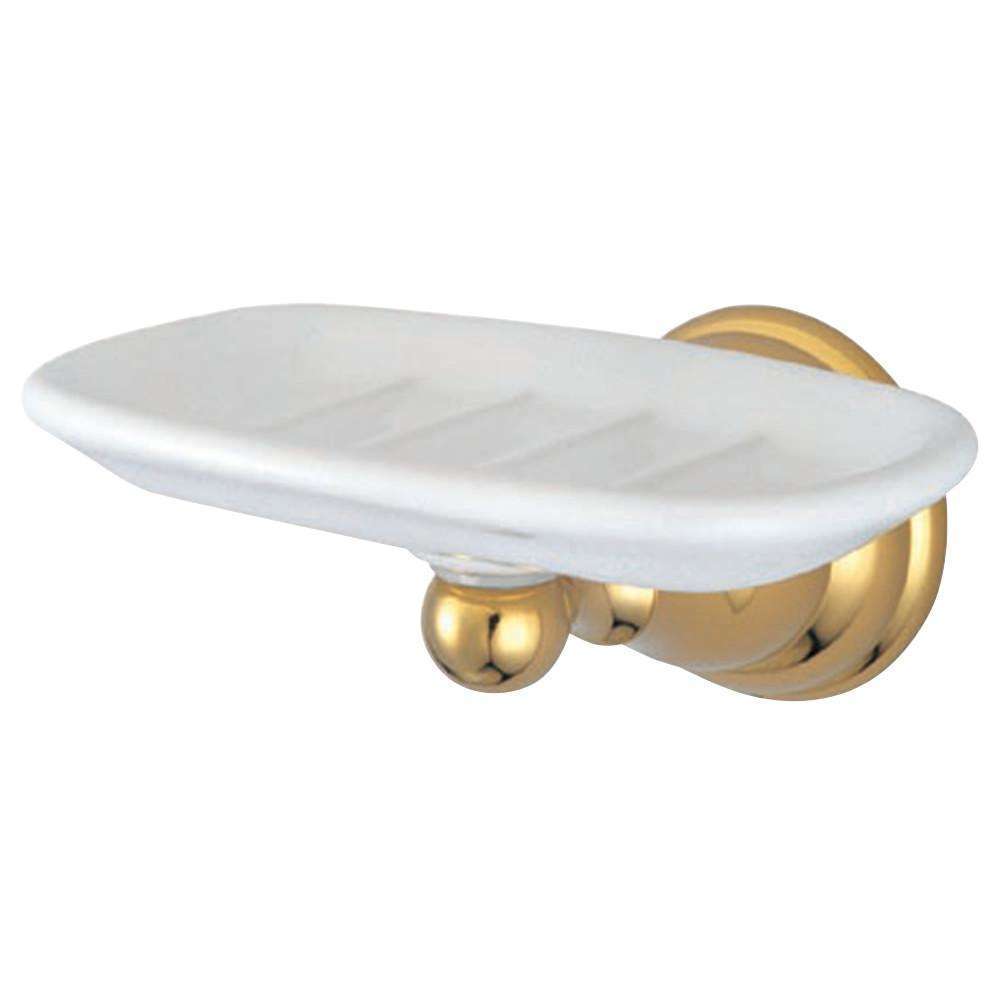 Kingston Brass BA5565PB Wall-Mount Soap Dish, Polished Brass
