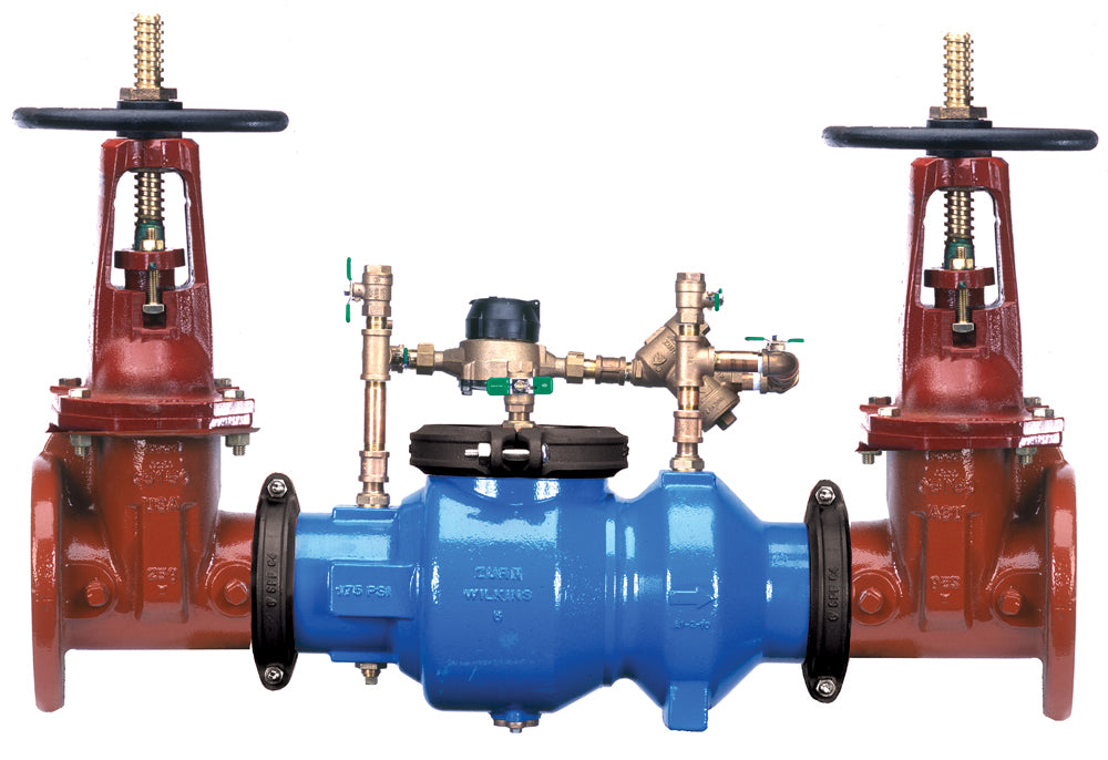 Zurn 4" 350ADA Double Check Detector Backflow Preventer with cu ft meter 4-350ADACFM
