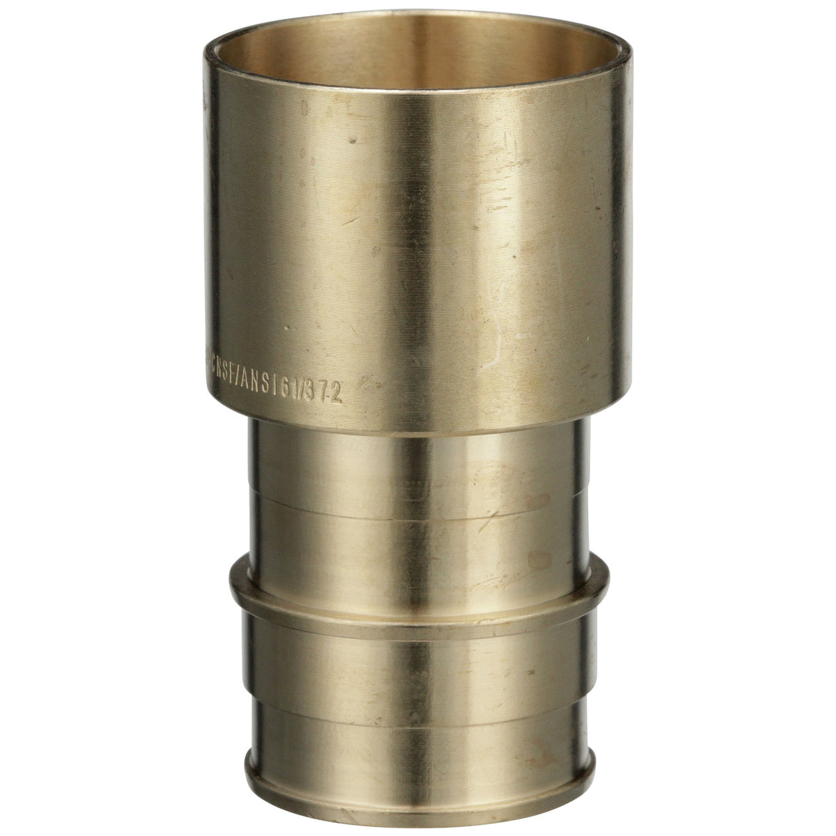 Zurn F1960 Expansion XL Brass Female Sweat Adapter, 1" EX PEX x 1" Female Sweat QE800GX