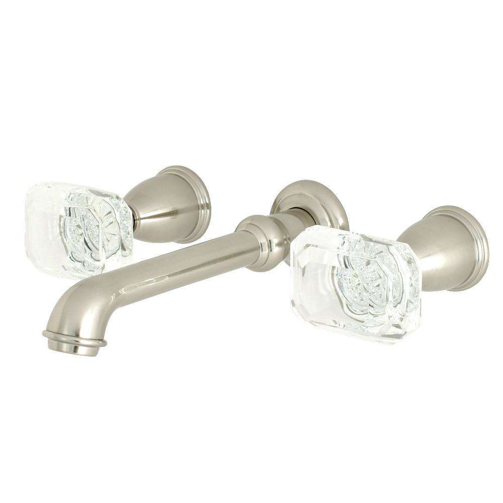 Kingston KS7128WQL Krystal Onyx Two-Hnd Wall Mount Bath F