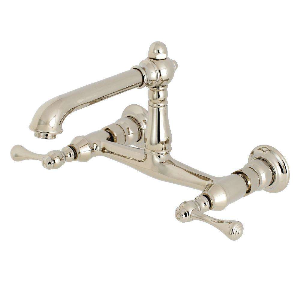Kingston Brass KS7246BL Wall Mount Bath Faucet Nickel