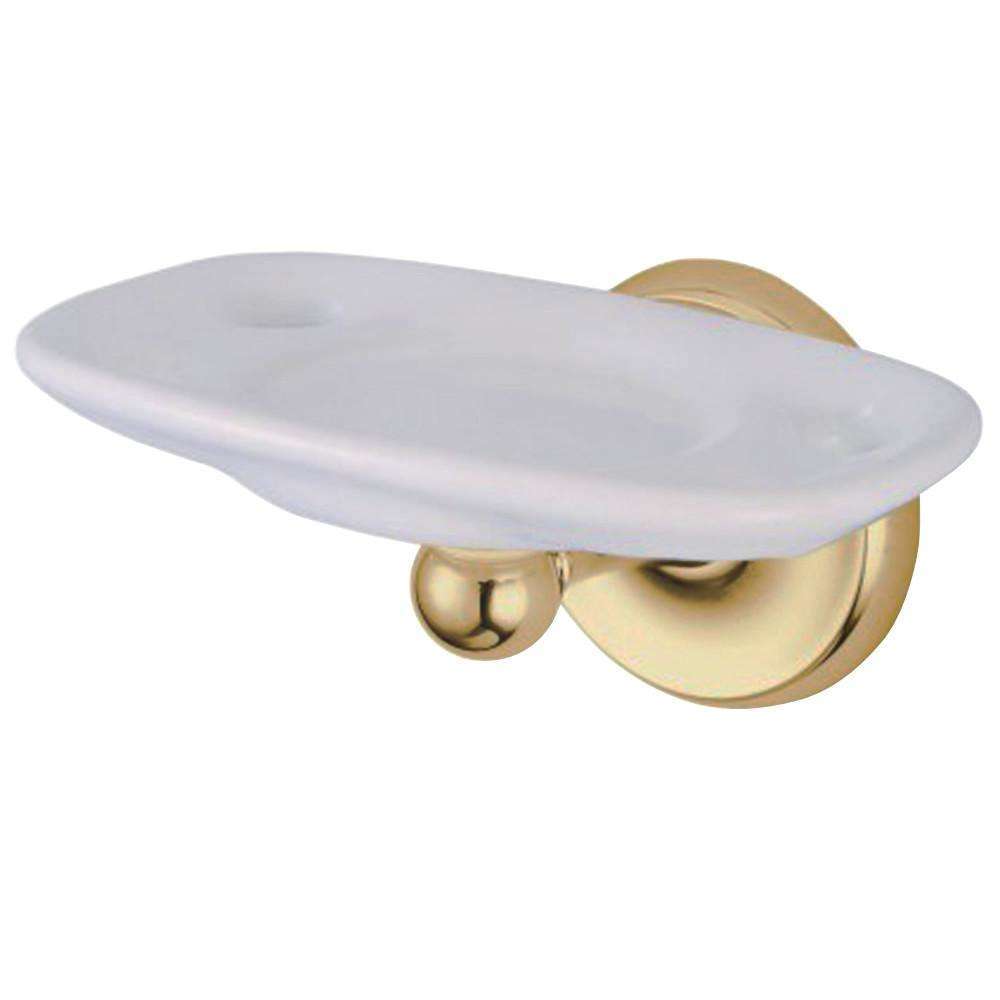 Kingston Brass BA316PB Toothbrush/Tumbler , Polished Brass