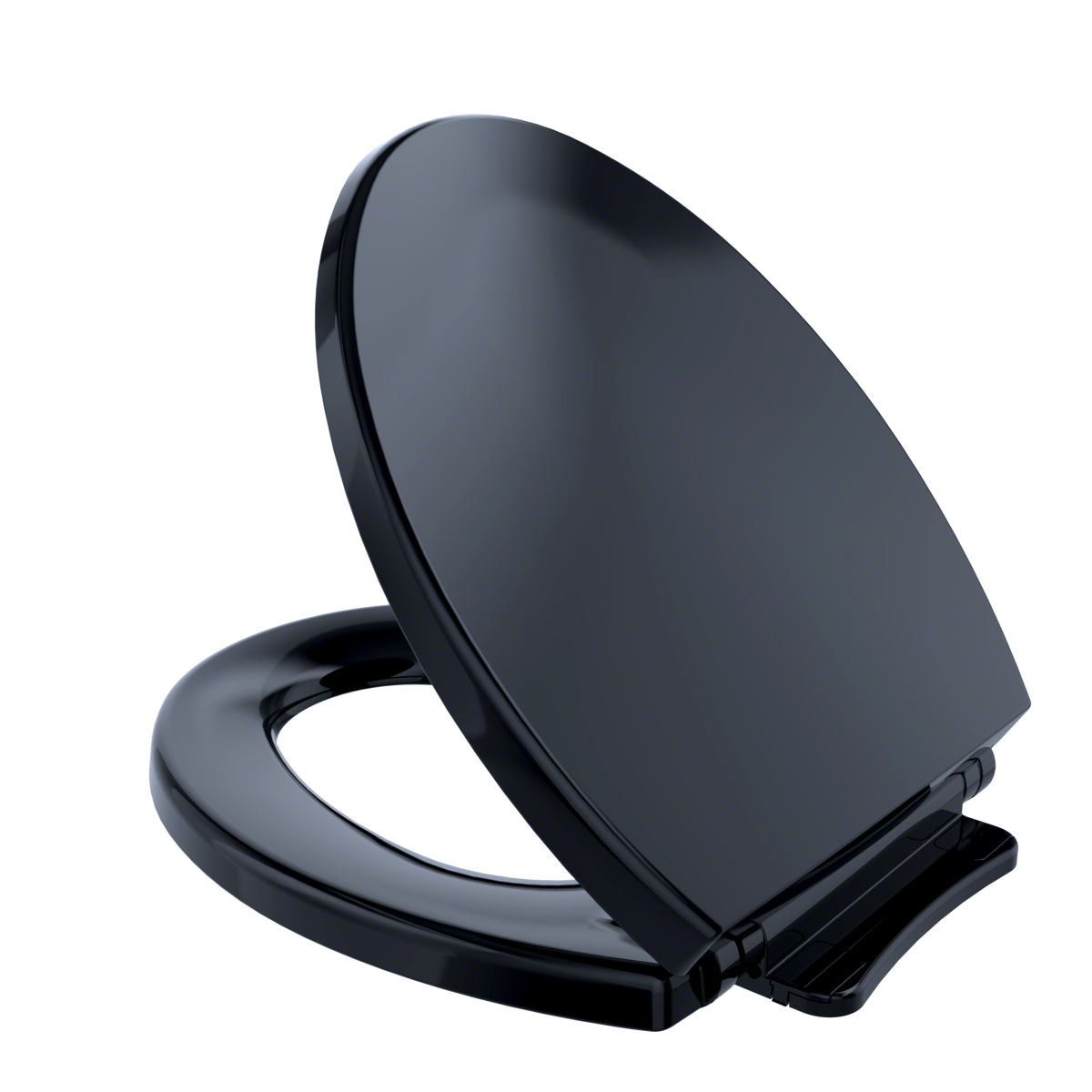 TOTO SoftClose Non Slamming, Slow Close Round Toilet Seat and Lid, Ebony SS113#51