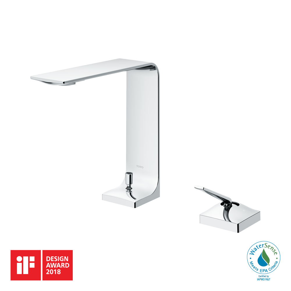 TOTO ZL 1.2 GPM Single Handle Semi-Vessel Bathroom Sink Faucet with COMFORT GLIDE Technology, Polished Chrome TLP02304U#CP
