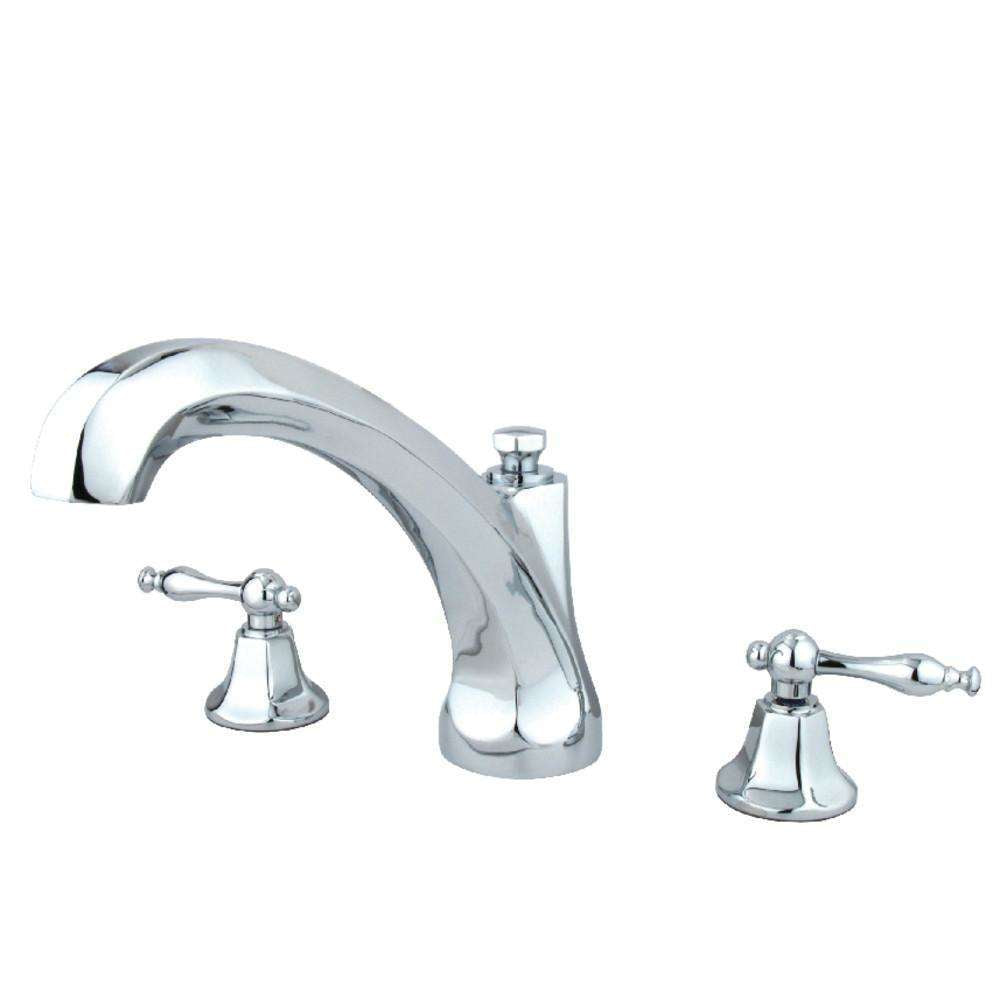 Kingston Brass KS4321NL Roman Tub Filler, Polished Chrome