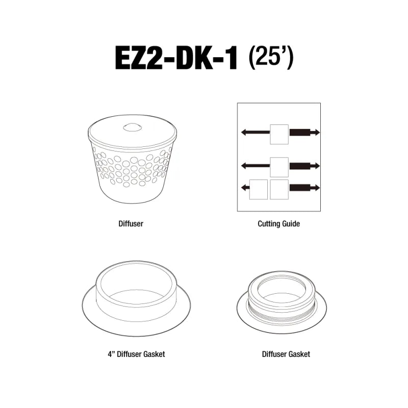 Noritz EZ2DK-1 Flex Vent Diffuser Kit