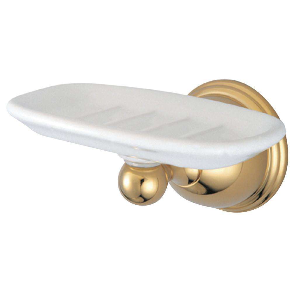 Kingston Brass BA3965PB Wall-Mount Soap Dish, Polished Brass